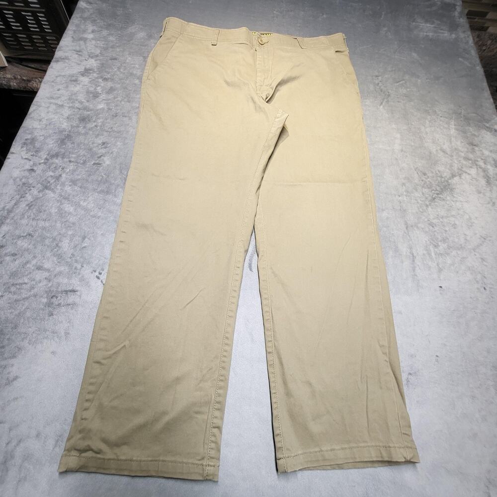 Lee Pants Mens 40x30 Beige Chino Straight Fit Extreme Comfort Stretch Pockets
